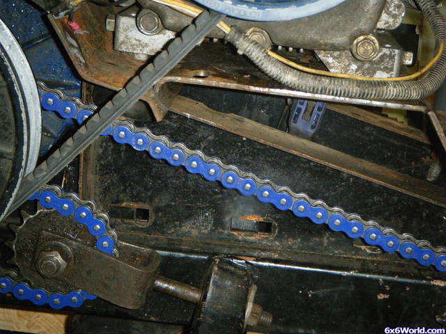 engine to chain clearance