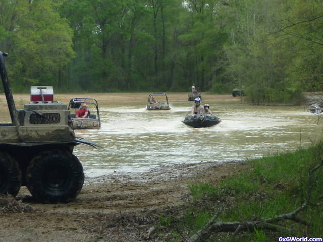 Six Wheelers in the Pond