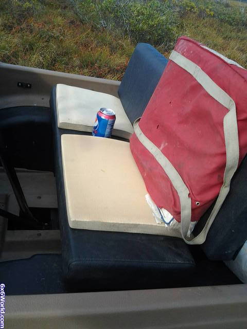 Seat cushions soften the ride