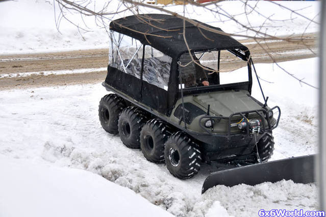 Argo 750 EFI Avenger with plow - Amphibious ATV Pictures