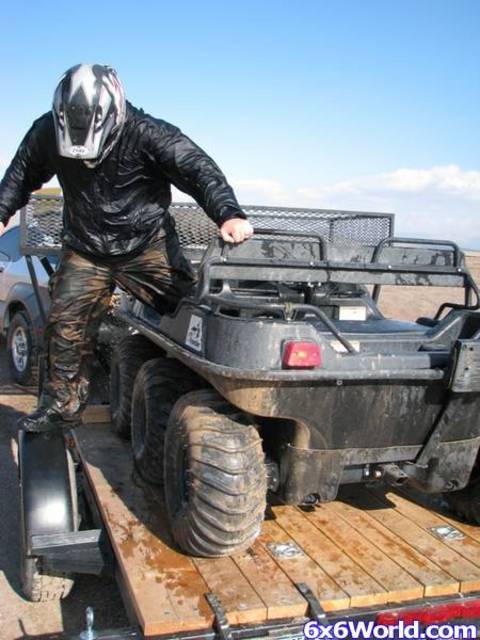 Argo Frontier 6x6 - Eldorado Dry Lakebed... RIIIGHT
