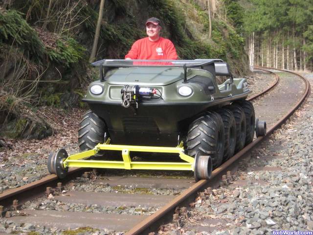 Riding the trails...I mean rails