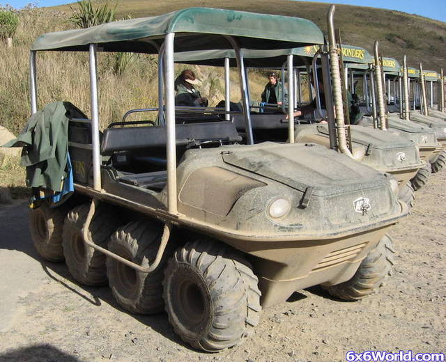 Nature wonders Argo Tour Dunedin New Zealand Amphibious ATV Pictures