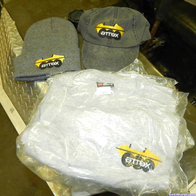 Attex shirts and hats