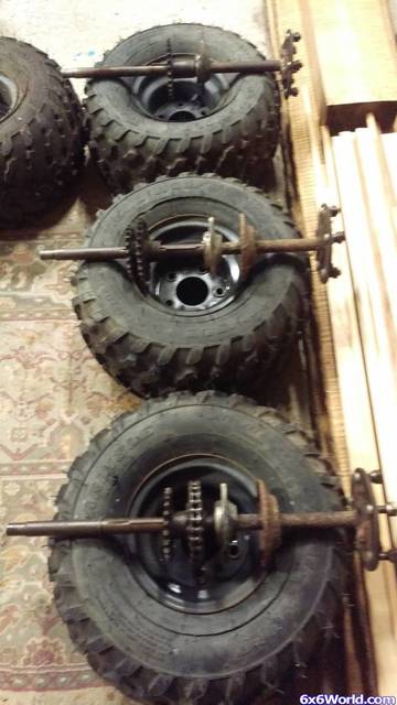 Bazoo right tires and Axles