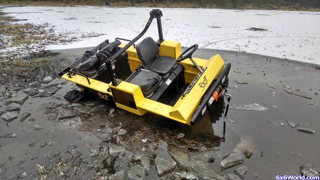 Coot2 breaks through the ice