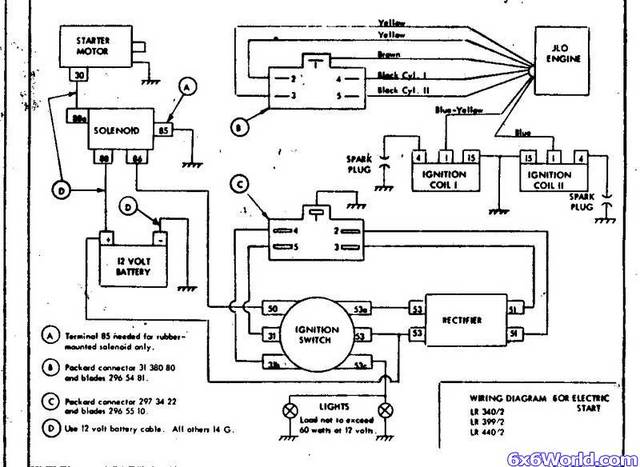 JLO Twin wiring diagram (typical)