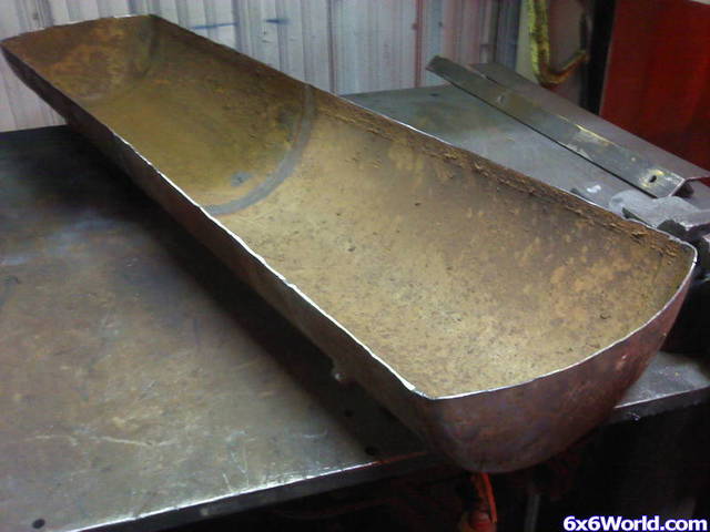 air tank plow/scoop bucket