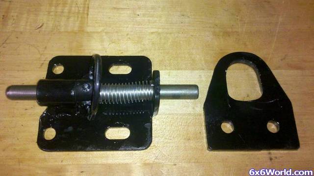 Swivel Pin and hook Assembled