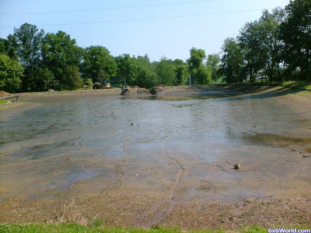drained 1 acre pond