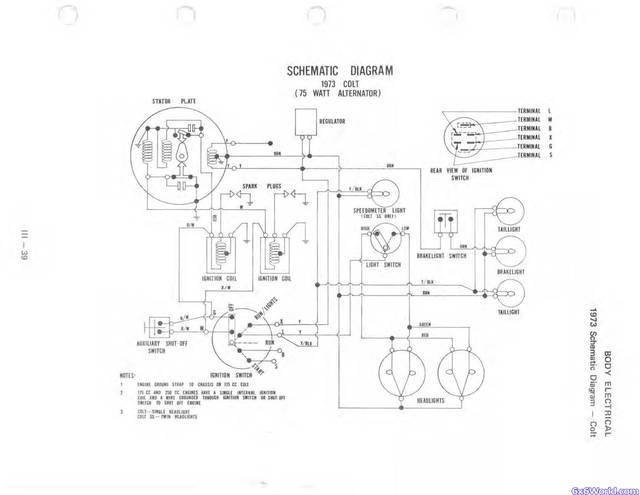 1973 Colt wiring