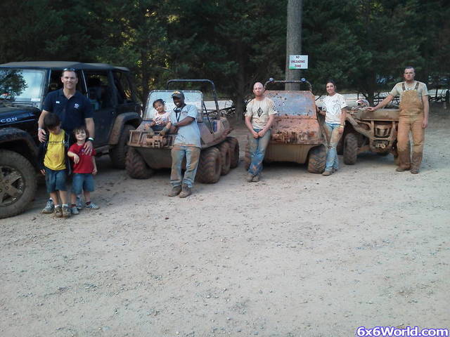 only two vehicles in the picture didn't get stuck. guess which ones
