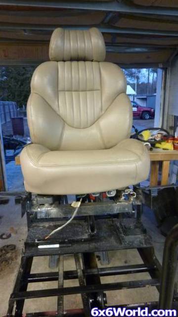 Electric bucket seat installation